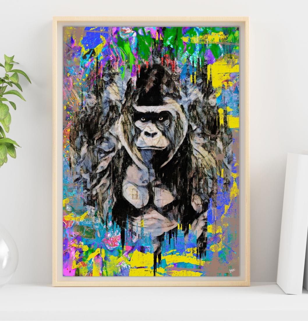 Le gorille pastel GP