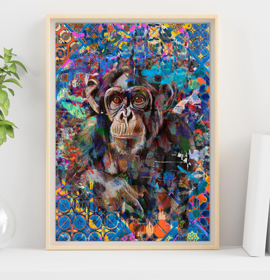 Le chimpanzé coloré / The mozaic collection